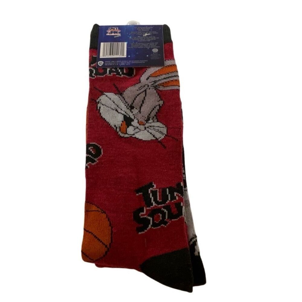 Space Jam Bugs Bunny Socks. Size 6-12. New  TuneSquad, looneytunes, basketball